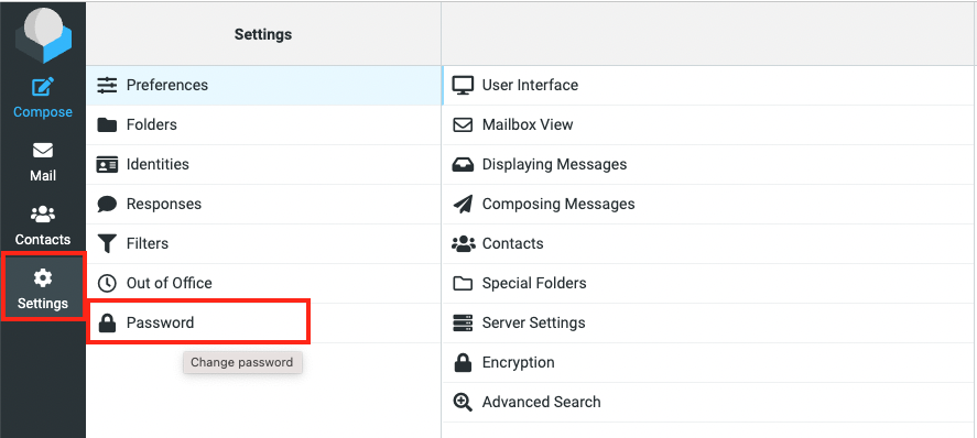 วิธีการเปลี่ยน Password E-mail