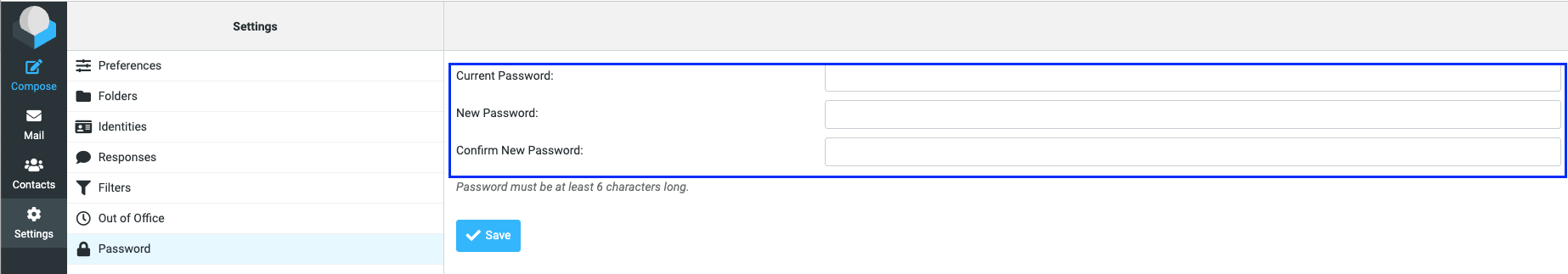 วิธีการเปลี่ยน Password E-mail